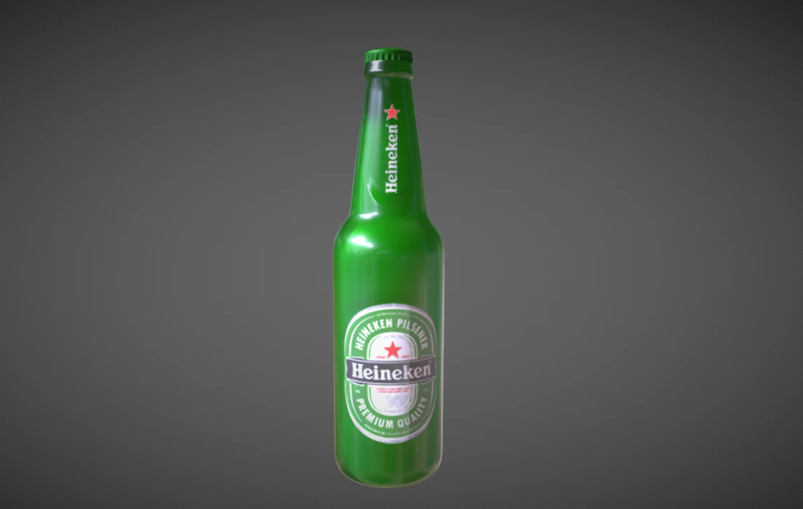 Daru ki botal 3D Model .c4d .max .obj .3ds .fbx .stl .blend 