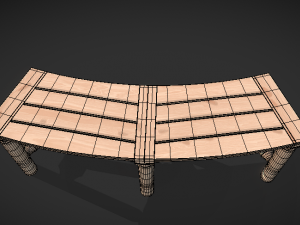 Bench Model 3D