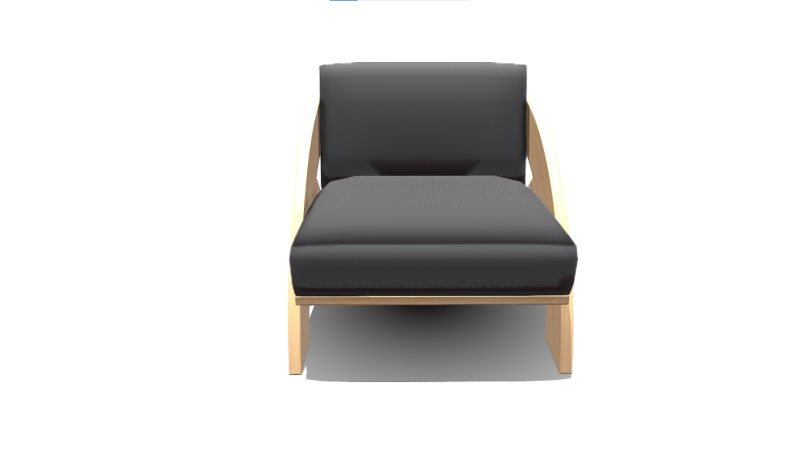 Vintage Armchair Model 3D .c4d .max .obj .3ds .fbx .stl .blend 