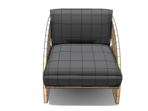Vintage Armchair Model 3D
