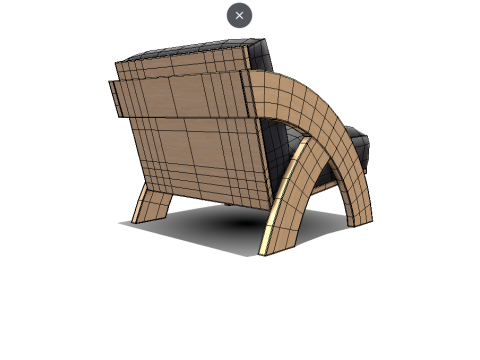 Vintage Armchair Model 3D