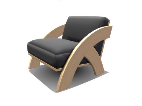 Vintage Armchair Model 3D