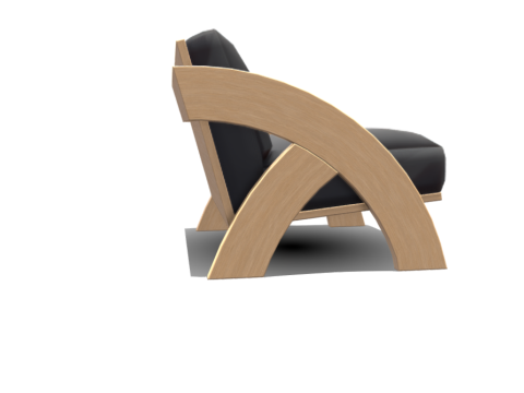 Vintage Armchair Model 3D