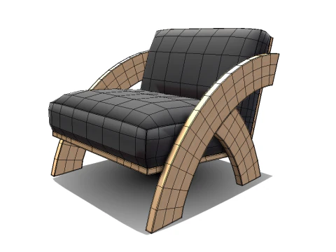 Vintage Armchair 3D Model