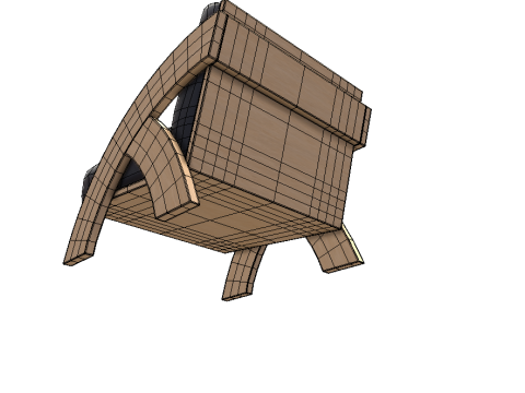 Vintage Armchair Model 3D