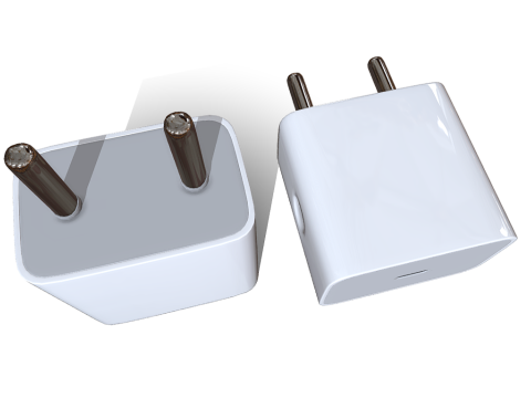 Apple Adapter 3D 模型