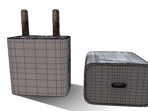 Apple Adapter 3D 模型