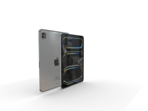 Apple iPad Pro Silver Modelo 3D