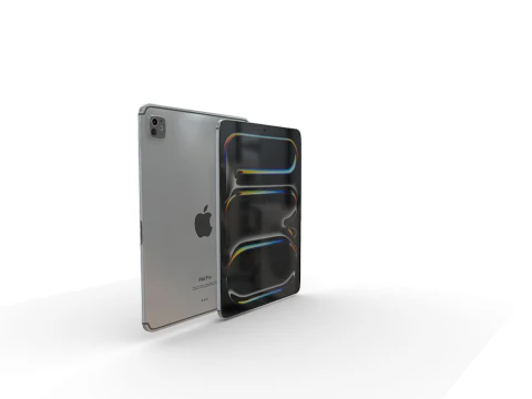 Apple iPad Pro Silver 3D Model