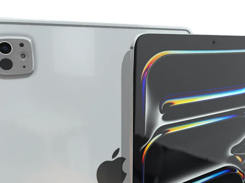 Apple iPad Pro Silver 3D Model