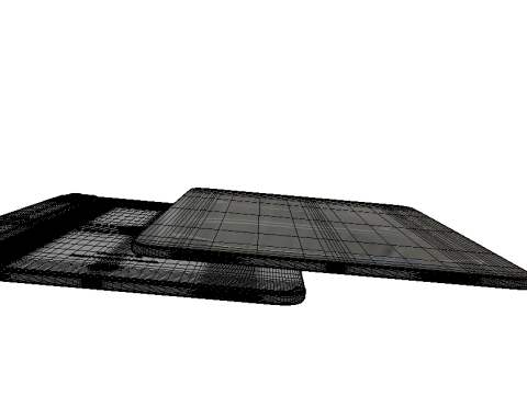 Apple iPad Pro Silver Modelo 3D
