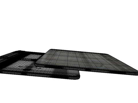 Apple iPad Pro Silver 3D Model