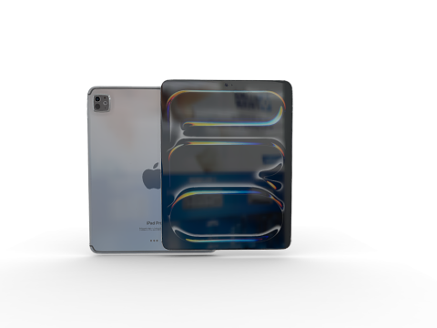 Apple iPad Pro Silver Modelo 3D