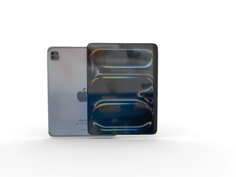 Apple iPad Pro Silver 3D Model