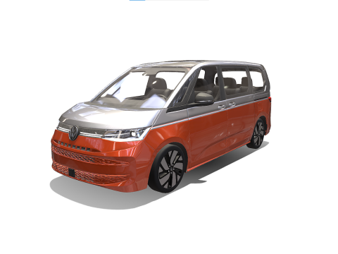 Volkswagen Multivan style Modèle 3D