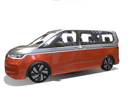 Estilo Volkswagen Multivan Modelo 3D