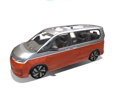 Volkswagen Multivan style 3D Model