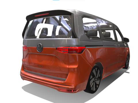 Volkswagen Multivan style 3D Model