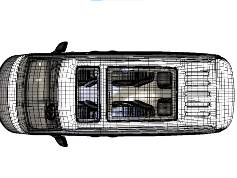 Volkswagen Multivan style 3D Model