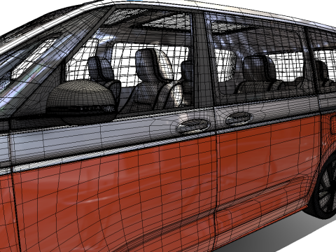 Volkswagen Multivan style 3D Model