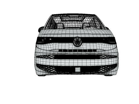 Volkswagen Multivan style 3D Model