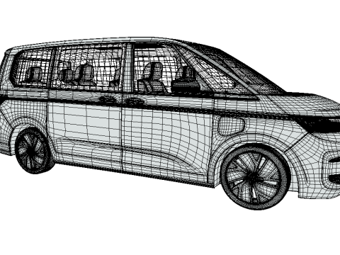 Volkswagen Multivan style 3D Model