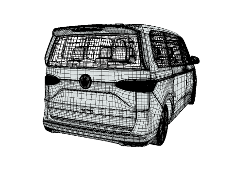 Volkswagen Multivan style 3D Model