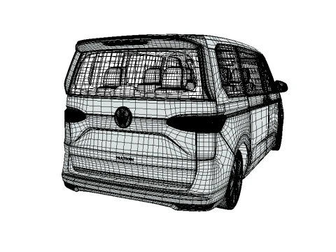 Estilo Volkswagen Multivan Modelo 3D