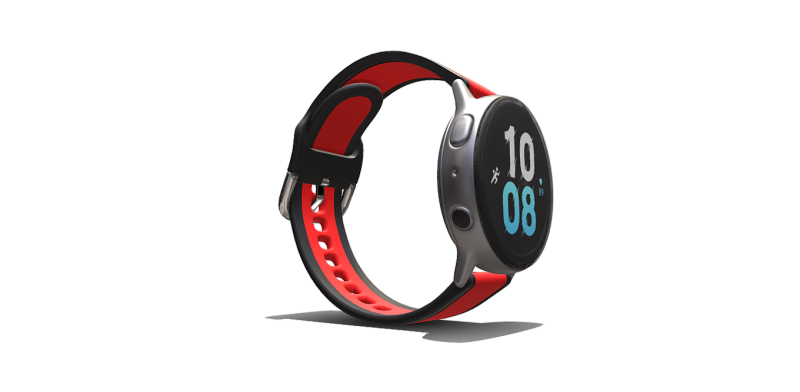 Smart Watch 3D Model .c4d .max .obj .3ds .fbx .stl .blend 