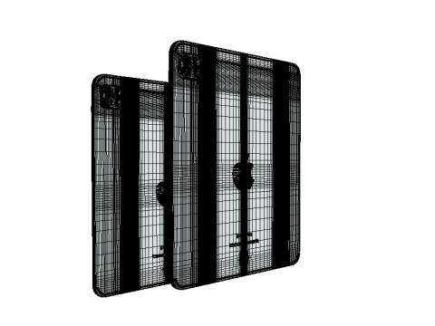 Apple iPad Pro 11 13 cm 3D-Modell