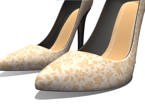 High Heels Model 3D