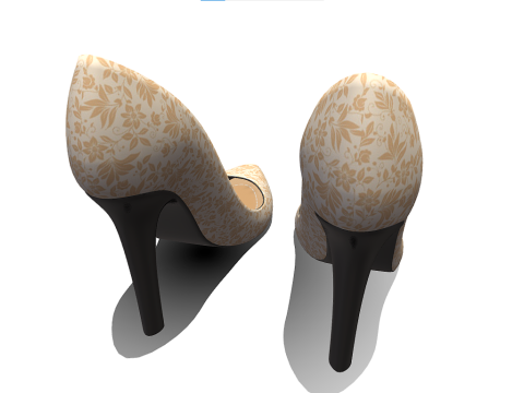 High Heels Model 3D