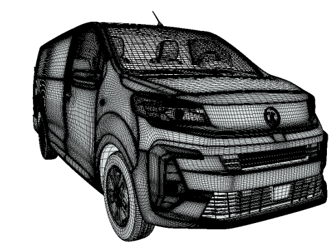 Vauxhall Vivaro Panel Van Pro 3D Model