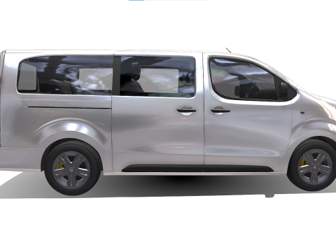 Vauxhall vivaro passenger van Modelo 3D
