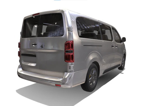 Vauxhall vivaro passenger van 3D Model