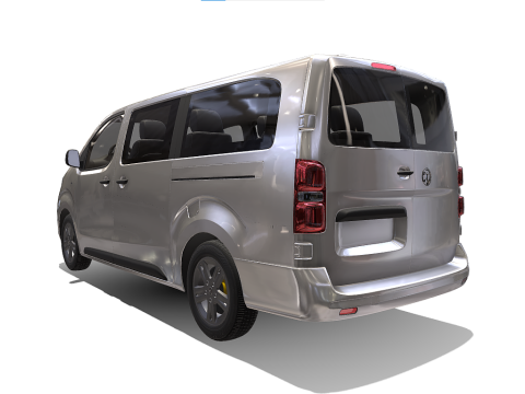 Vauxhall vivaro passenger van Modelo 3D