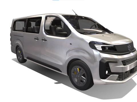 Vauxhall vivaro passenger van 3D Model
