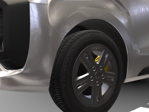 Vauxhall vivaro passenger van Modelo 3D