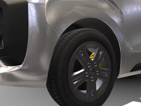 Vauxhall vivaro passenger van 3D Model