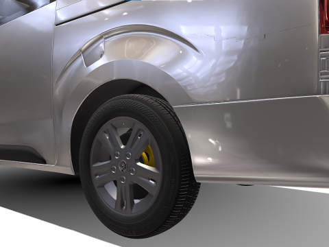 Vauxhall vivaro passenger van Modelo 3D