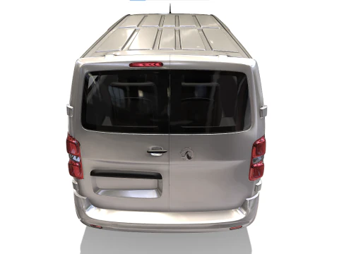 Vauxhall vivaro passenger van 3D Model