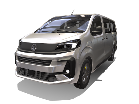 Vauxhall vivaro passenger van Modelo 3D