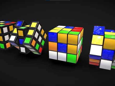 Rubik s Cube 3D Model