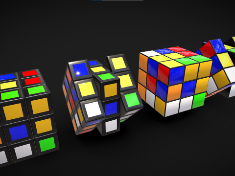 Rubik s Cube Model 3D