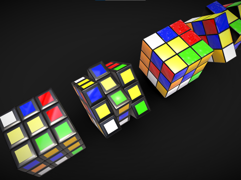 Rubik s Cube Model 3D
