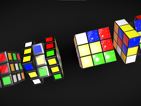 Rubik s Cube Model 3D