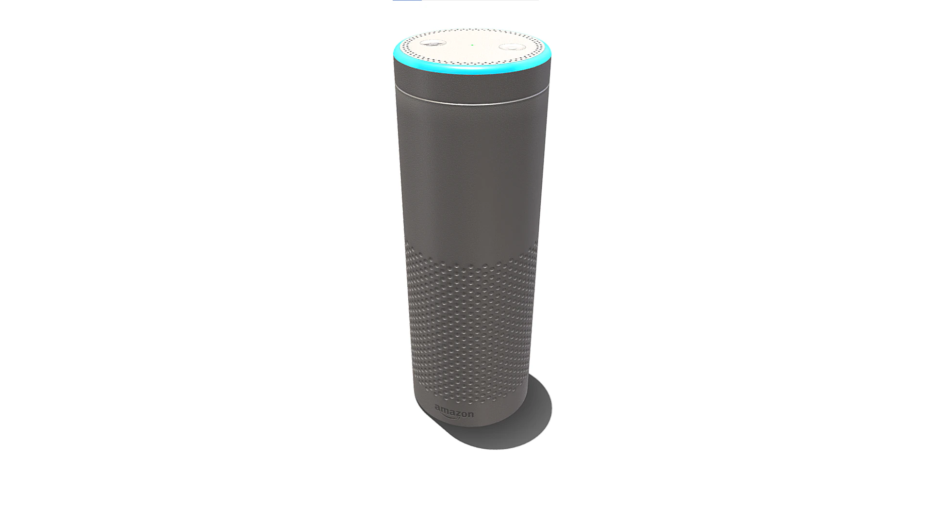 Amazon Echo 3D Model .c4d .max .obj .3ds .fbx .stl .blend 