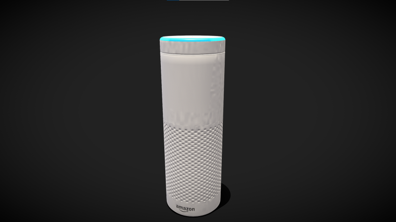 AmazonEcho 3D-Modell .c4d .max .obj .3ds .fbx .stl .blend 