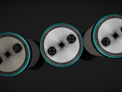 AmazonEchoBlackWhiteGrey Modello 3D