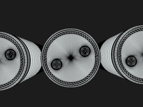 AmazonEchoBlackWhiteGrey Modello 3D